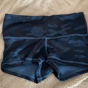 Camo blue lululemon shorts